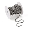 Tarnish Resistant Men's Jewelry Making 304 Stainless Steel Box Chains CHS-A003F-4.0mm-2