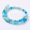Natural Weathered Agate Beads Strands X-G-G589-8mm-14-2
