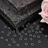 Tarnish Resistant 185pcs Jewelry Findings Original Color 304 Stainless Steel Split Rings X-STAS-E010-5x1mm-2-5