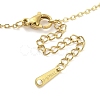 Ion Plating(IP) 304 Stainless Steel Pendant Necklaces for Women NJEW-B080-13G-3