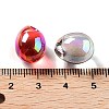 UV Plating Transparent Acrylic Pendants MACR-K356-02-3