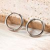 201 Stainless Steel Hoop Earrings EJEW-P304-15B-P-1