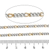 Two Tone 304 Stainless Steel Figaro Chains CHS-G050-04GP-2