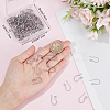 120Pcs 304 Stainless Steel Earring Hooks STAS-BBC0004-28-3