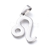 Non-Tarnish 304 Stainless Steel Pendants STAS-L210-06D-P-1