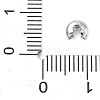 Brass Crimp Beads Covers KK-C156-08B-P-3