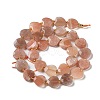 Natural Sunstone Beads Strands G-B044-B09-01-2