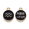 Alloy Enamel Pendants X-ENAM-S124-01A-08J-1
