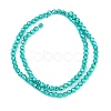 Baking Paint Electroplated Synthetic Non-magnetic Hematite Beads Strands G-H072-A01-01J-2