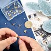 20Pcs Brass Stud Earring Findings KK-FH0004-63-3