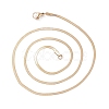 PVD Vacuum Plating 304 Stainless Steel Snake Chains Necklaces NJEW-O058-28G-2