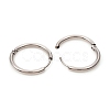 Tarnish Resistant 201 Stainless Steel Huggie Hoop Earrings EJEW-L250-01K-P-3