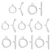 10Pcs 2 Styles Brass Toggle Clasps FIND-TA0008-44A-1