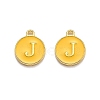 Golden Plated Alloy Enamel Charms ENAM-Q437-13J-1