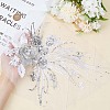 3D Flower Polyester Embroidery Sew on Flower Appliques PATC-WH0008-24A-3