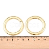 Ring Brass Spring Gate Rings KK-C162-016G-3