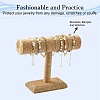 T Bar Straw Rope Bracelet/Bangle Display Stands BDIS-N019-03-3