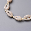 Cowrie Shell Choker Necklaces NJEW-JN02388-01-2