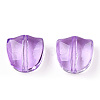 Spray Painted Transparent Glass Beads GLAA-T022-26-A02-2