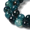 Dyed & Heated Natural Dragon Veins Agate Beads Strands G-P539-A01-28-4