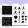 Silhouette Paper AJEW-WH0529-011-2