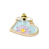 Alloy Enamel Pendants FIND-C074-28KCG-04-2