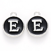 Platinum Plated Alloy Charms ENAM-S118-02E-P-1