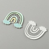 10Pcs Translucent Resin Pendants RESI-WH0026-54-1
