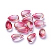 Transparent Glass Charms GLAA-O017-01D-1