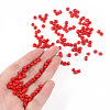 Baking Paint Glass Seed Beads SEED-S003-K20-4