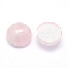 Natural Rose Quartz Cabochons G-P393-R20-10mm-3