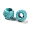 Synthetic Turquoise European Beads G-R488-01O-3