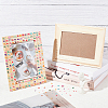 DIY Chips Shell Mosaic Photo Frame Making Kit DIY-OC0004-48-6