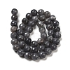 Natural White Jade Bead Strands G-R346-8mm-10-5