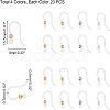 Eco-Friendly Plastic Earring Hooks STAS-UN0009-66-2