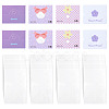 40Pcs 4 Styles Paper Foldable Header Cards CDIS-TA0001-51-3