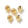 Brass Crimp Beads KK-P223-35G-4