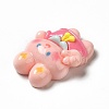 Cartoon Opaque Resin Cabochons RESI-C030-02D-3