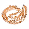 Electroplate Glass Beads Strand EGLA-S188-23-2