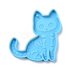 Skull Cat Shaped Pendant Silicone Molds DIY-L067-J01-5