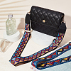 2Pcs 2 Color Nylon with Cotton Adjustable Bag Strap FIND-WR0002-25-4