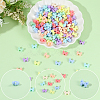 500Pcs Opaque Acrylic Beads SACR-PA0001-21B-6
