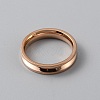 Stainless Steel Grooved Finger Ring Settings RJEW-WH0012-11A-2