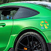 Plastic Reflective Vinyl Car Stickers STIC-WH0036-024-7