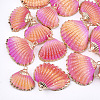Spray Paint & Electroplate Sea Shell Pendants SSHEL-S262-07-3