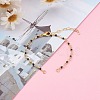 Natural Spinel Handmade Beaded Chains Bracelet Making AJEW-JB00907-01-4
