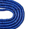 Handmade Polymer Clay Beads Strands CLAY-R089-6mm-Q053-2