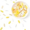 100G Opaque Colours Glass Seed Beads GLAA-YW0005-23G-1