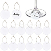 50Pcs Acrylic Round Sheet Pendants DIY-BC0014-03A-1