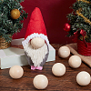 20Pcs Natural Wooden Round Ball WOOD-PH0002-93-5